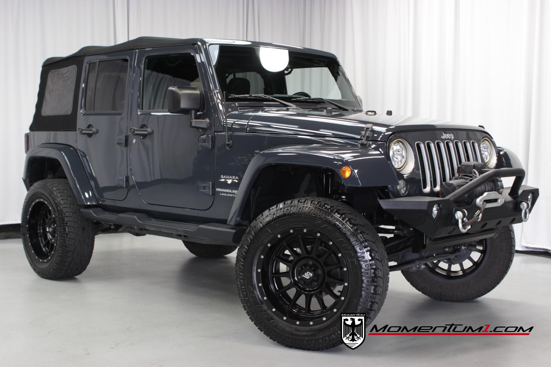 Used 2018 Jeep Wrangler JK Unlimited Sahara For Sale (Sold) | Momentum ...