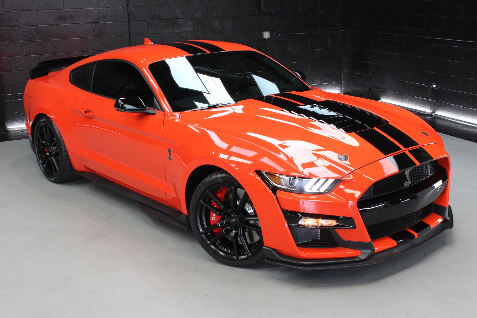 2022 ford mustang competition orange