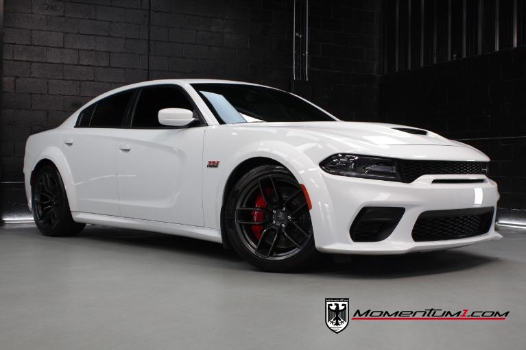 white charger black rims